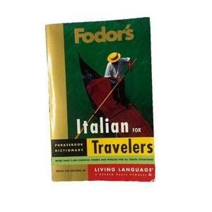 Fodor's Italian for Travelers Phrasebook & Dictionary Language Pocket Guide